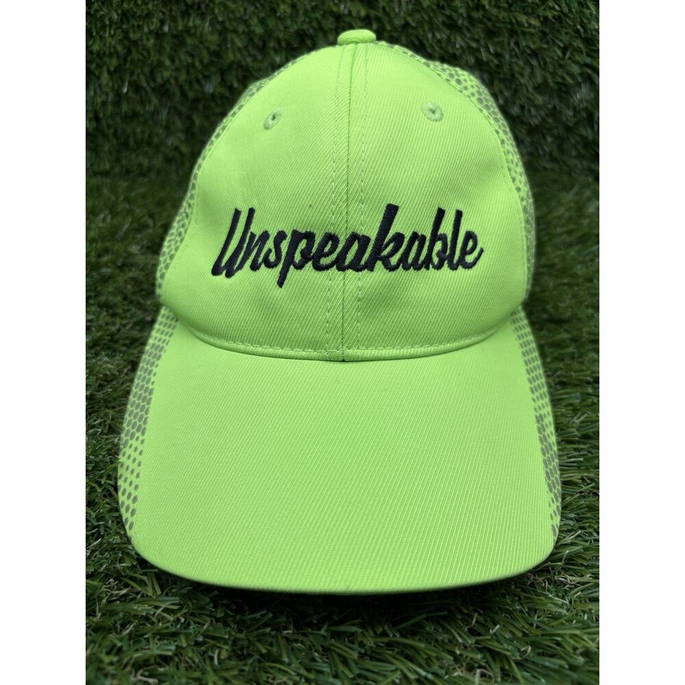 Green Neon Sport-Tek UNSPEAKABLE Polyester Moisture Wicking Baseball Cap